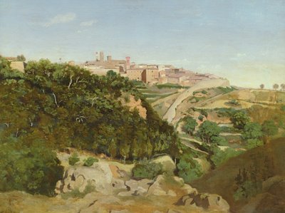 Volterra, 1834 da Jean Baptiste Camille Corot